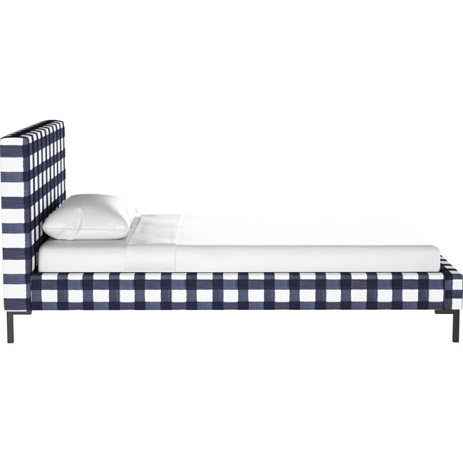 Platform Bed, Buffalo Square Blue - Beds - 4
