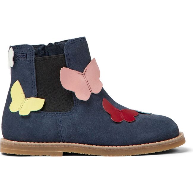 Twins Ankle Boots, Navy & Multi