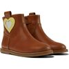 Twins Ankle Boots, Brown & Yellow - Boots - 2
