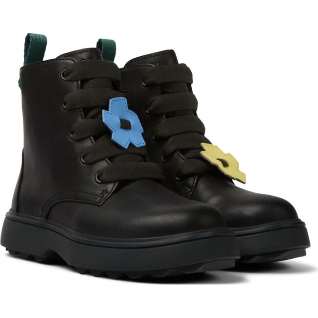 Twins Ankle Boots, Black & Multi - Boots - 2