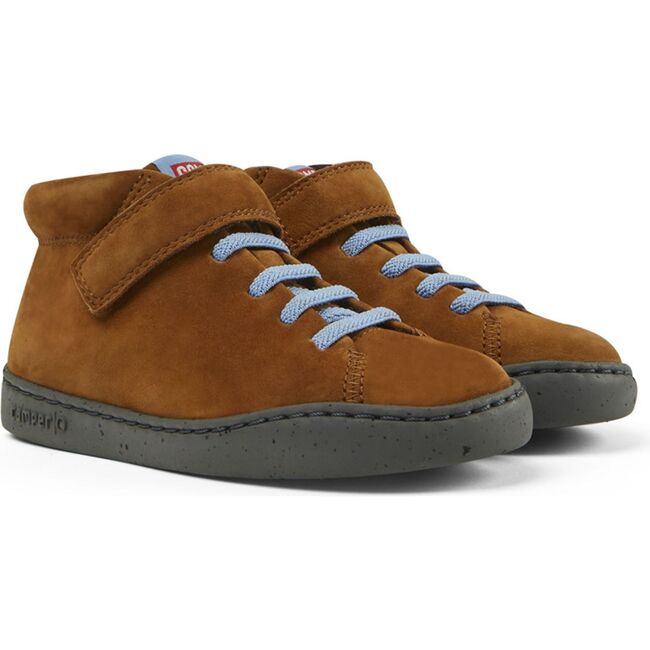 Touring Peu Sneakers, Brown & Blue - Sneakers - 2