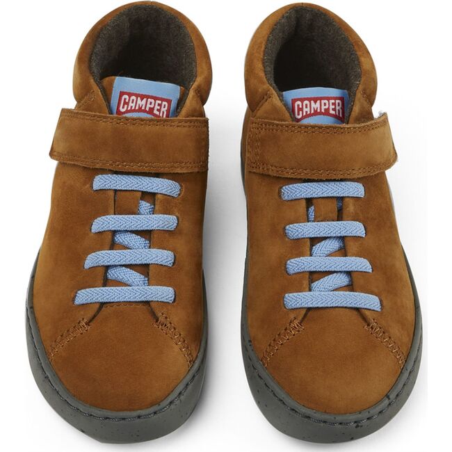 Touring Peu Sneakers, Brown & Blue - Sneakers - 3
