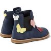 Twins Ankle Boots, Navy & Multi - Boots - 4
