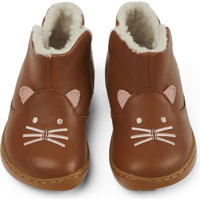 Twins Cat Ankle Boots, Brown - Boots - 3