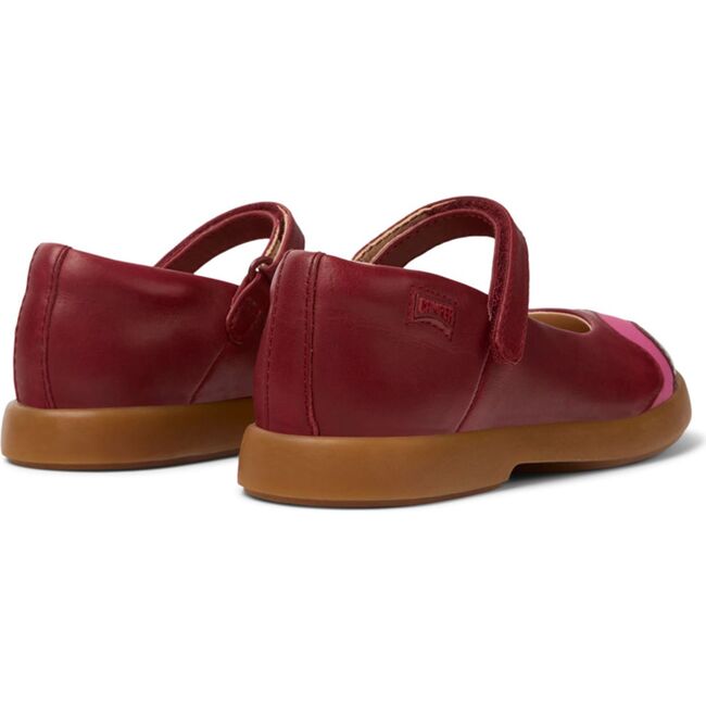 Twins Ballerinas, Burgundy & Pink - Flats - 4