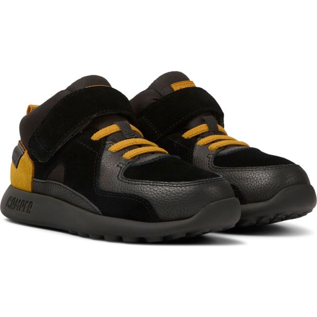 Driftie Sneakers, Black & Mustard