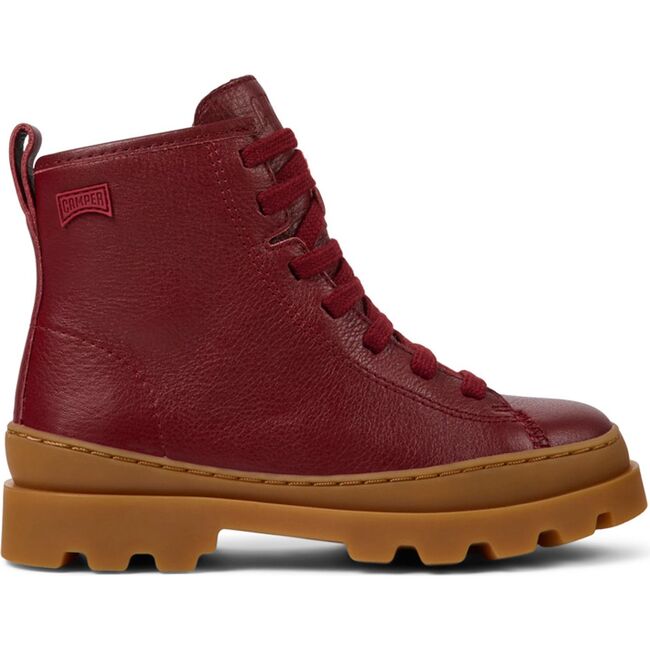 Brutus Ankle Boots, Burgundy & Brown