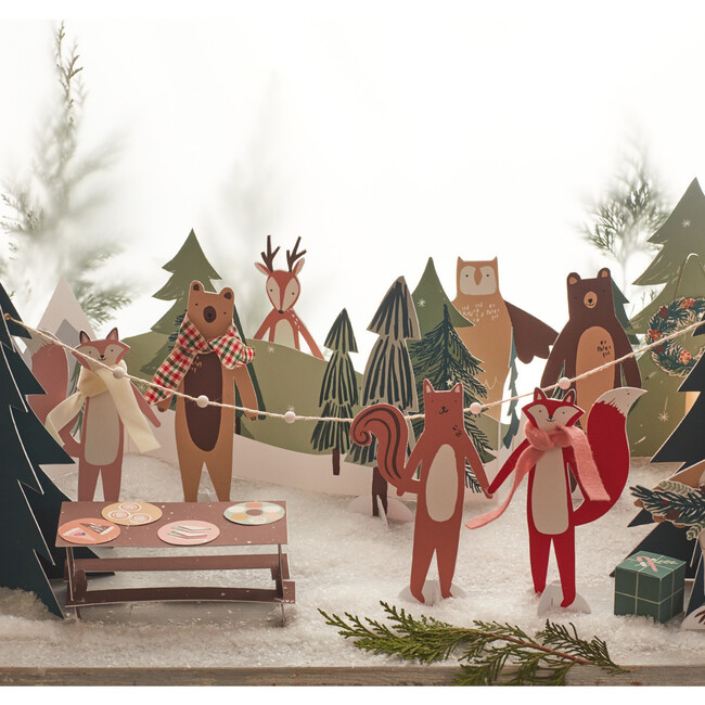Woodland Paper Play Advent Calendar