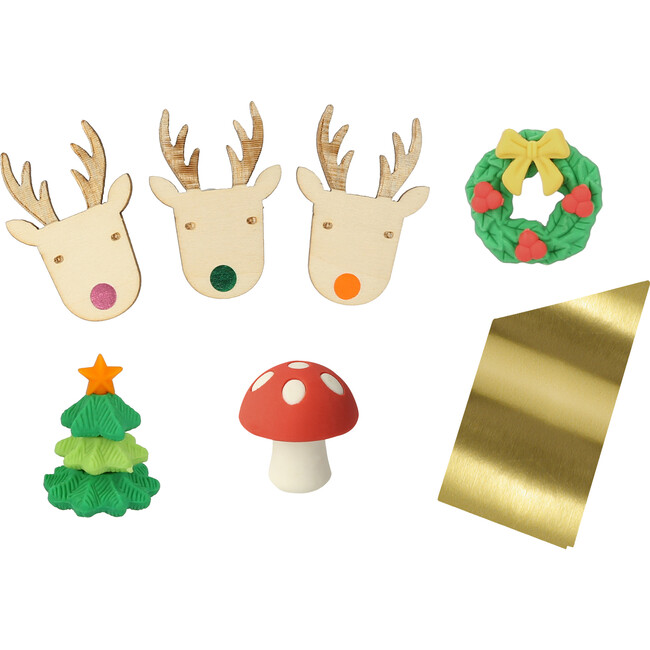 Reindeer Crackers With Gingham Bows - Party - 2