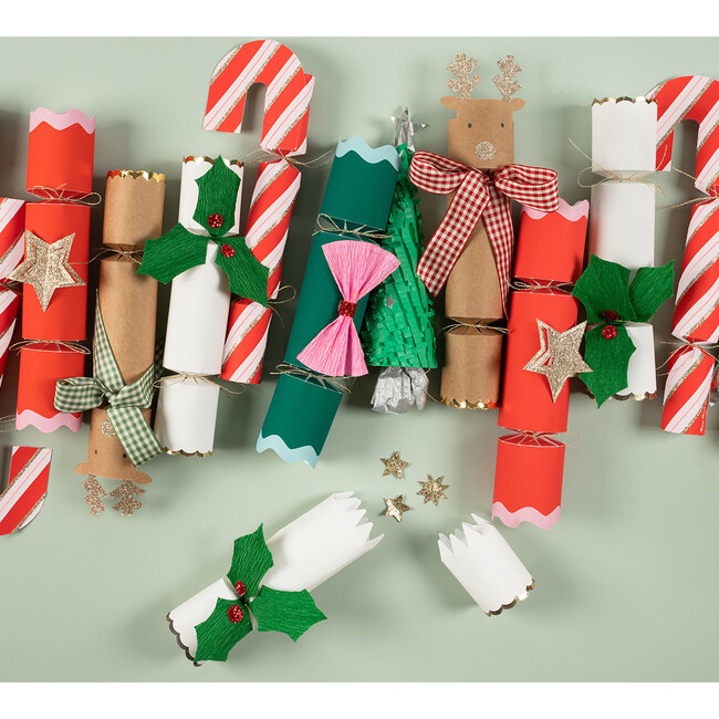 Reindeer Crackers With Gingham Bows - Party - 3