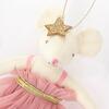 Pink Pompom Mouse Decoration - Party - 3