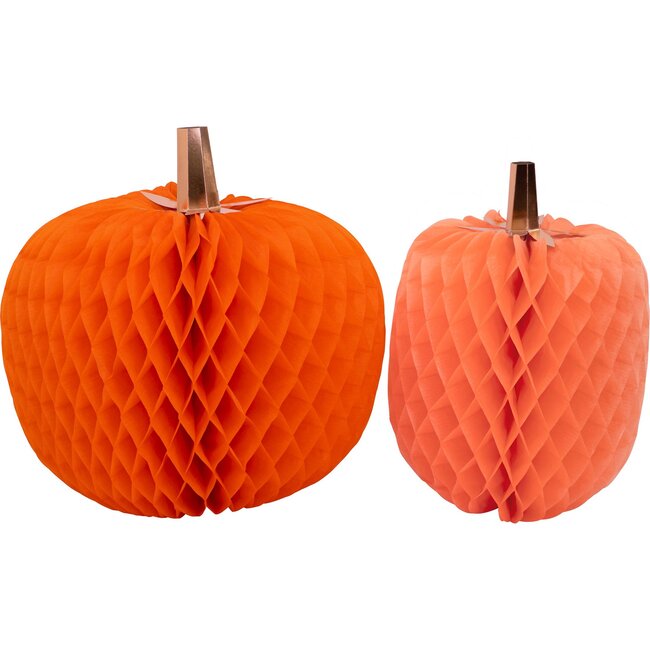 Halloween Honeycomb Pumpkins - Party - 1