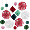 Christmas Honeycomb Decoration Kit - Party - 1 - thumbnail