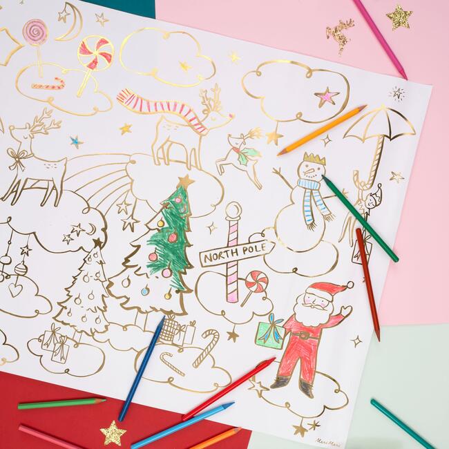 Christmas Colouring Posters - Party - 2