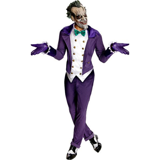 Batman Arkham City The Joker Deluxe Adult Costume, Multi