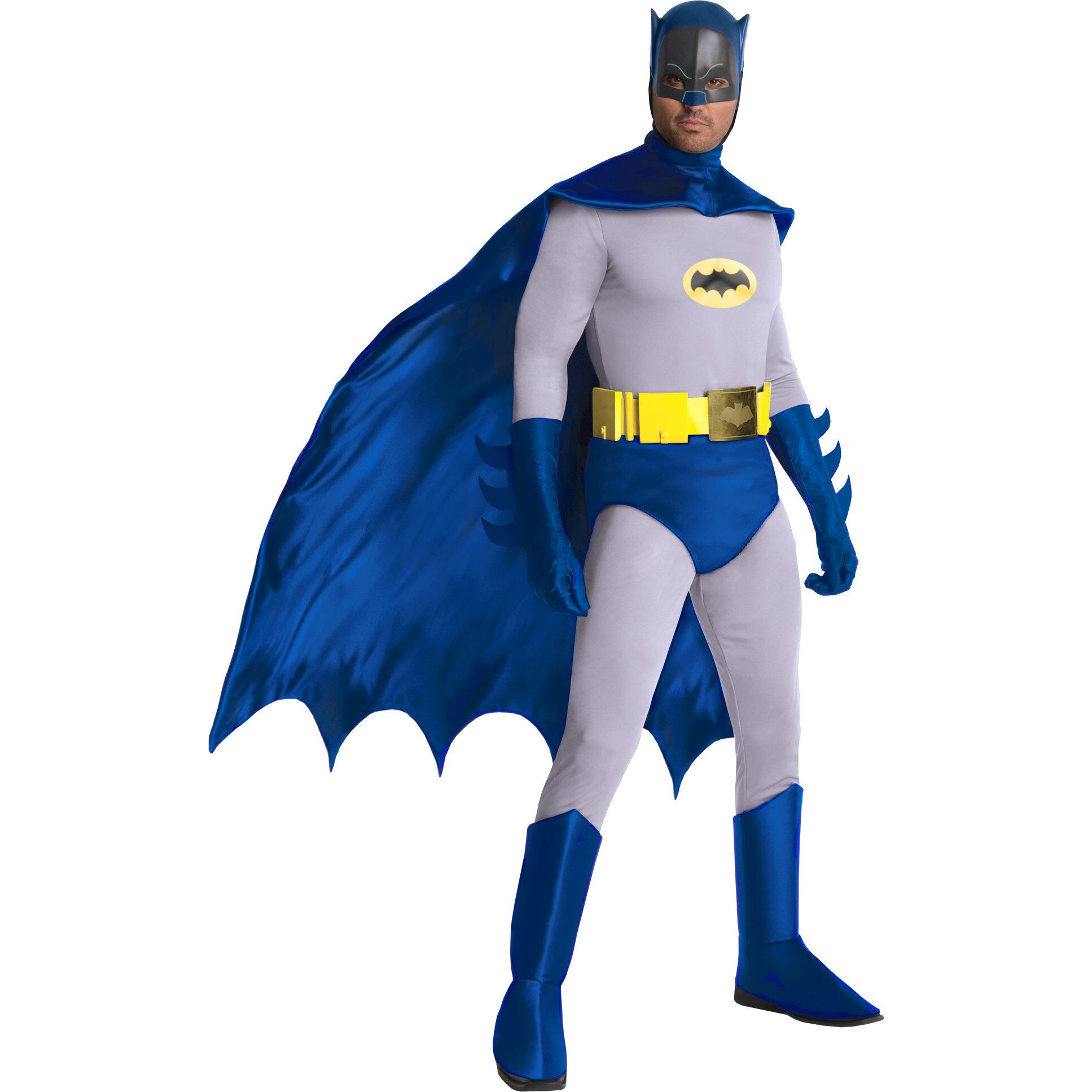 Batman Grand Heritage Adult Costume Classic Comic 1966, Multi - Costumes - 1