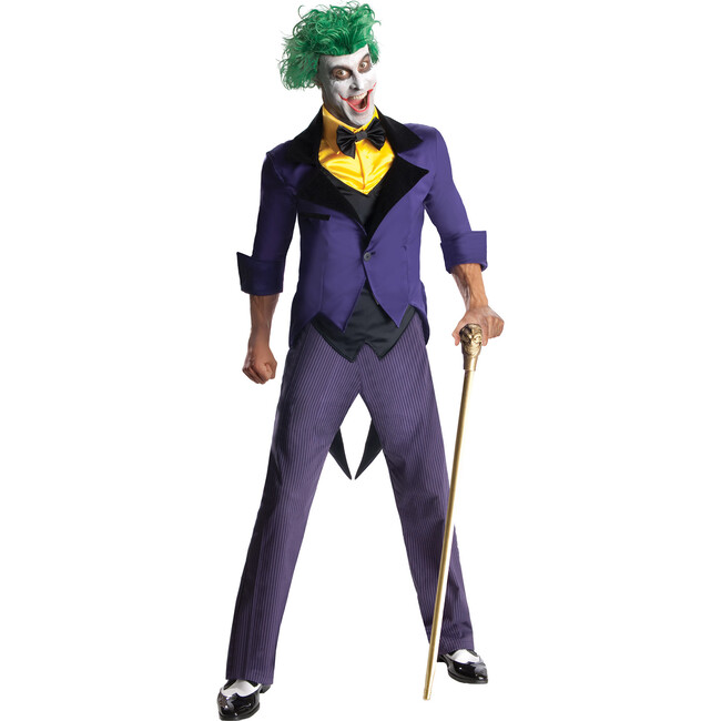 Batman Super Villain The Joker Deluxe Adult Costume, Multi