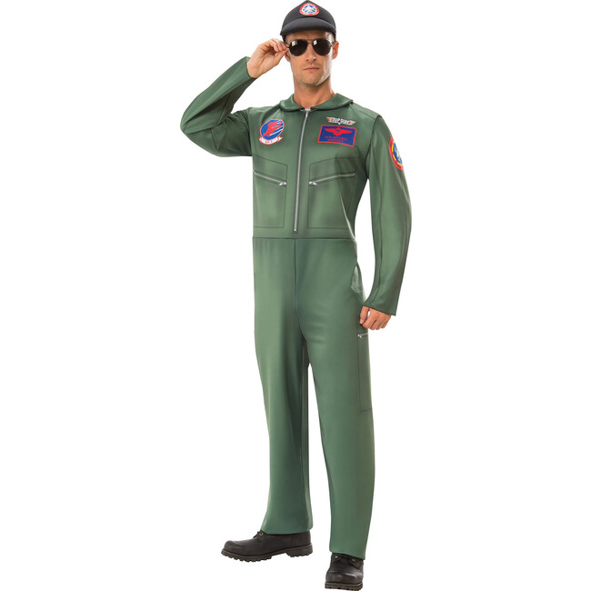 Top Gun Adult Flightsuit Adult Costume, Multi