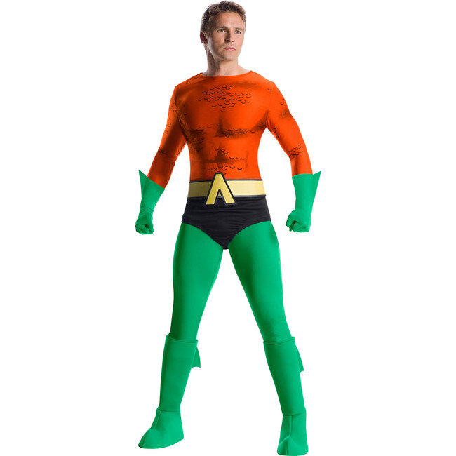 Aquaman Classic Comic Deluxe Adult Costume, Multi