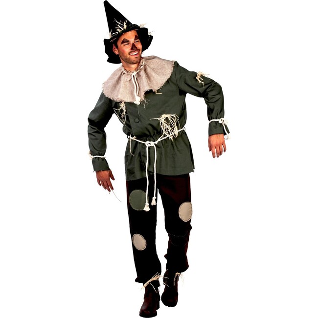 The Wizard Of Oz Scarecrow Deluxe Adult Costume, Green