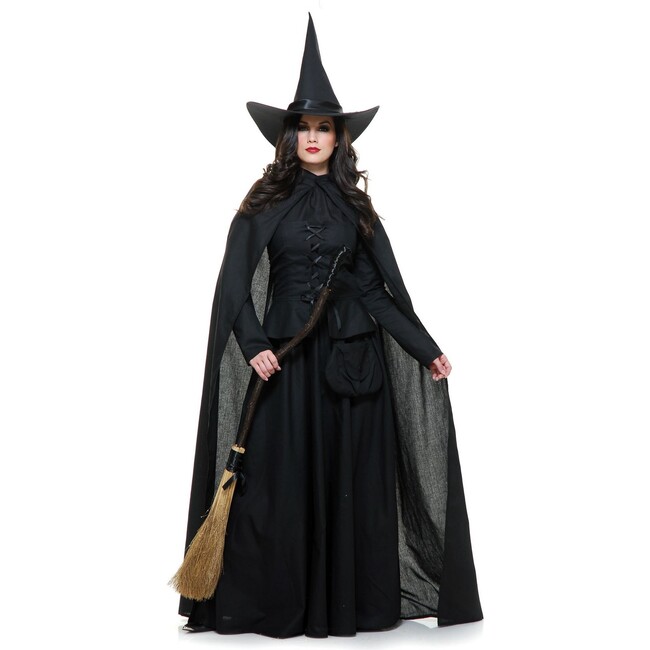Wicked Witch Adult Costume, Black