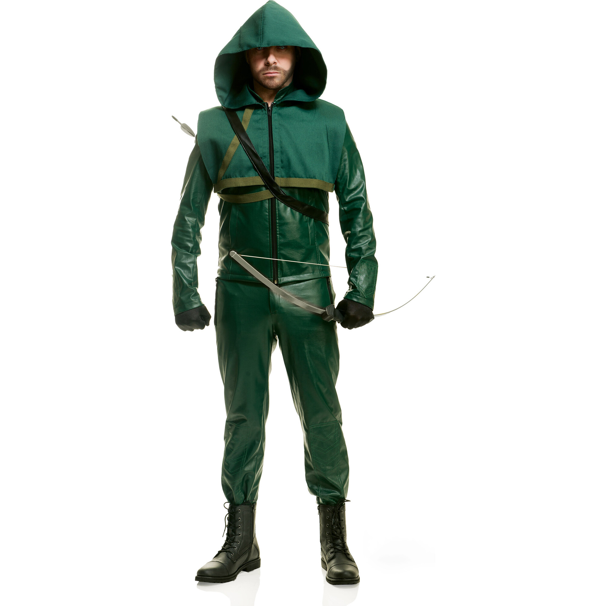 green emerald velvet dress Green Arrow Bodysuit main image 1