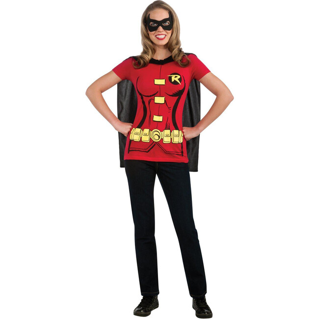 Robin Adult T-Shirt Costume Set, Multi