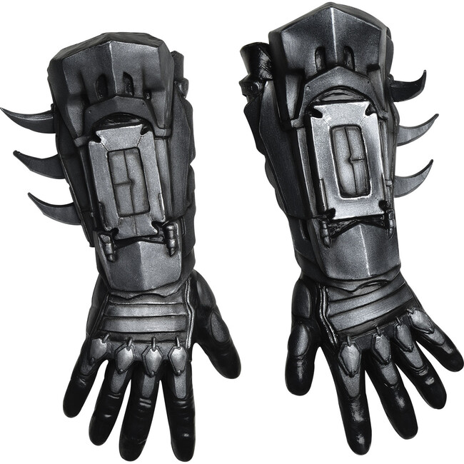 Batman Arkham Deluxe Adult Batman Gloves, Black - Costume Accessories - 1