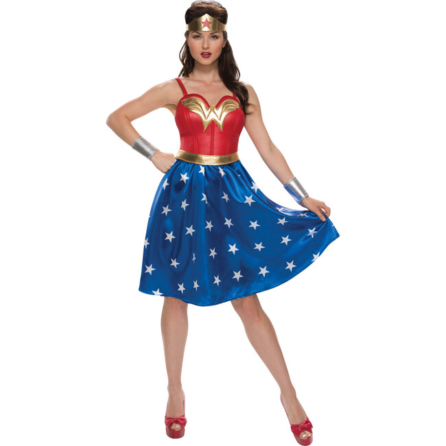 Wonder Woman Adult Dress Costume, Multi