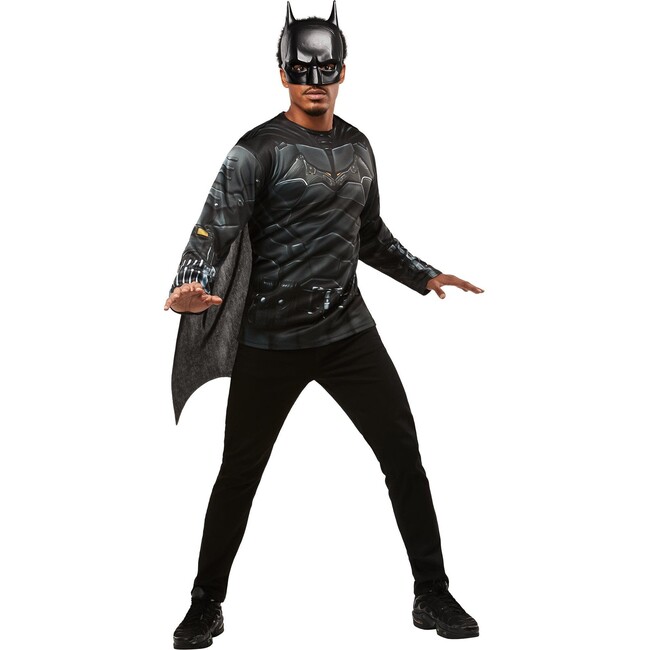 The Batman Adult Batman Costume, Black - Costumes - 1