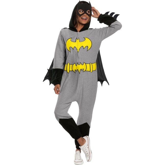 Dc Super Heroes Batgirl Adult Cozy Jumpsuit, Multi