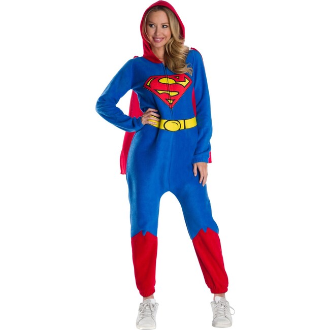 Dc Super Heroes Superman Women's Cozy Jumpsuit, Multi