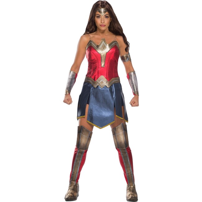 WW2 1984 Wonder Woman Deluxe Adult Costume, Red - Costumes - 1