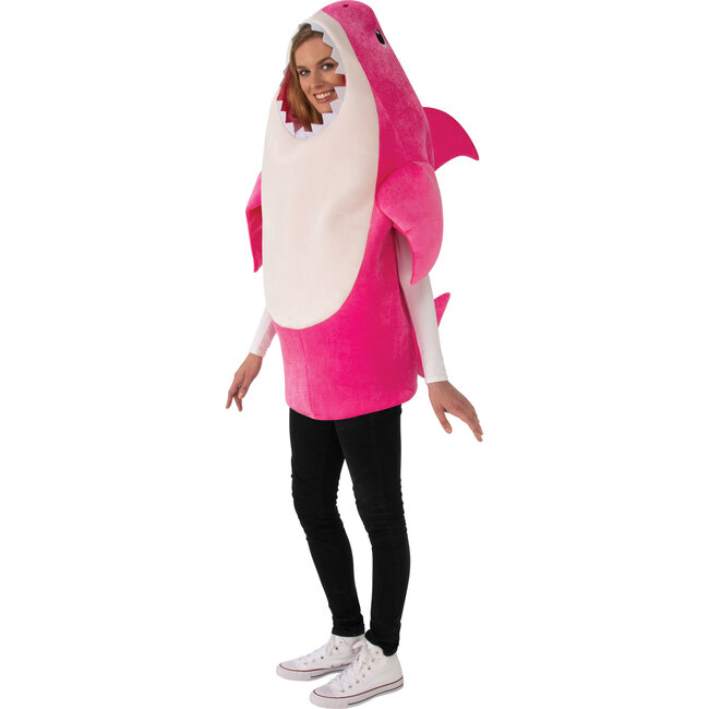 Baby Shark Mommy Shark Adult Costume, Pink