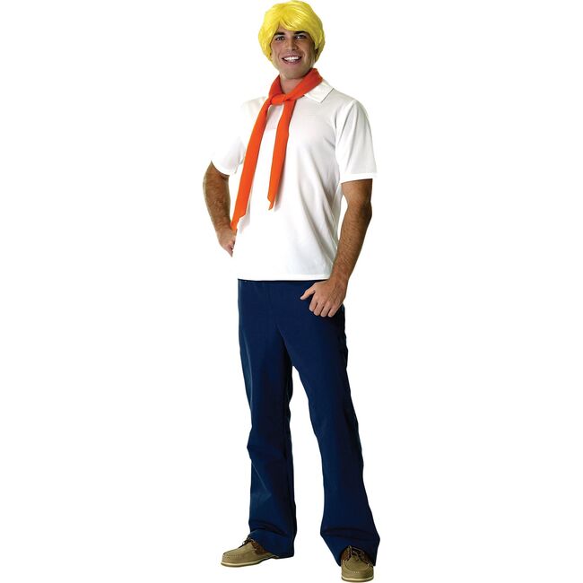 Scooby-Doo Fred Adult Costume, Multi - Costumes - 1