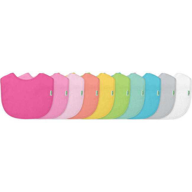 Stay-Dry Infant Bibs, Pink