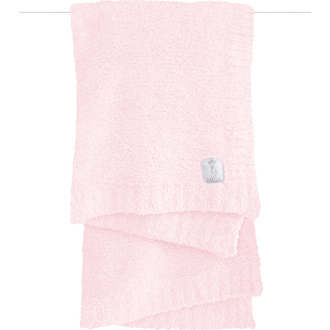 Plush Chenille Knit Blanket, Pink