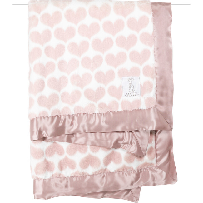 Luxe Heart Army Blanket, Dusty Pink
