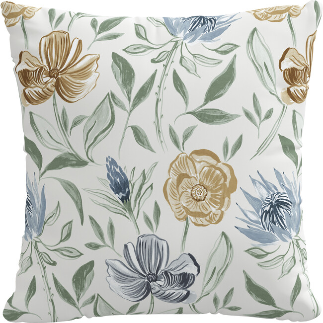 Decorative Pillow, Garden Floral Sage