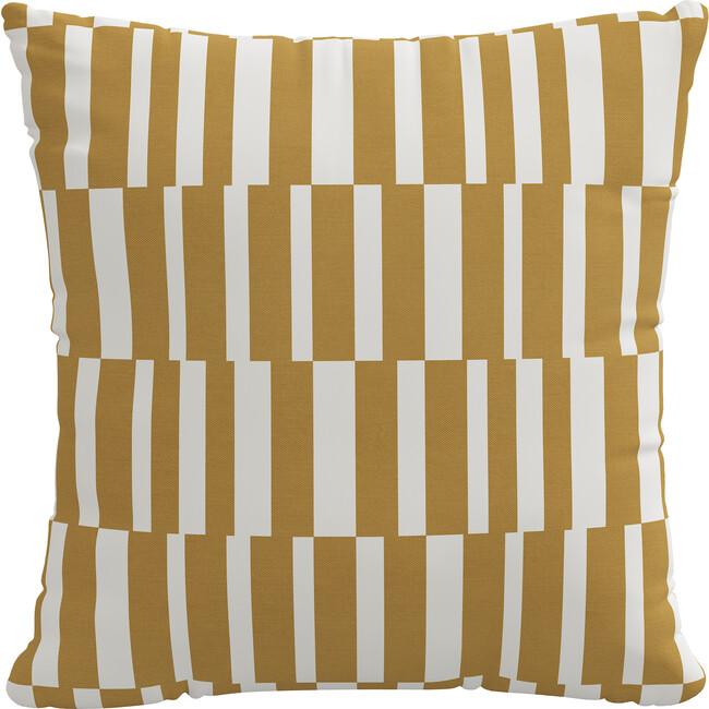 Decorative Pillow, Jump Stripe Mustard