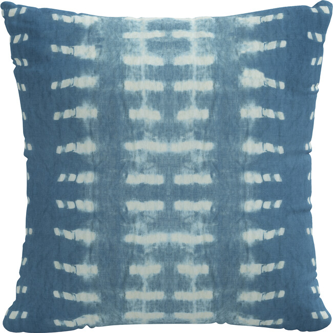 Decorative Pillow, Dotted Stripe Indigo