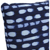Decorative Pillow, Blot Stripe Cobalt - Decorative Pillows - 2