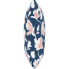 Decorative Pillow, Silhouette Floral Navy Blush - Decorative Pillows - 3