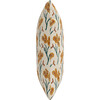 Decorative Pillow, Vanves Floral Ochre Teal - Decorative Pillows - 3