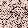 Decorative Pillow, Washed Cheetah Pink Black - Decorative Pillows - 4