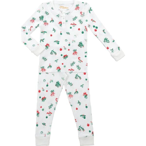 Jingle Bells Pajama Set, Green - Petidoux Sleepwear | Maisonette