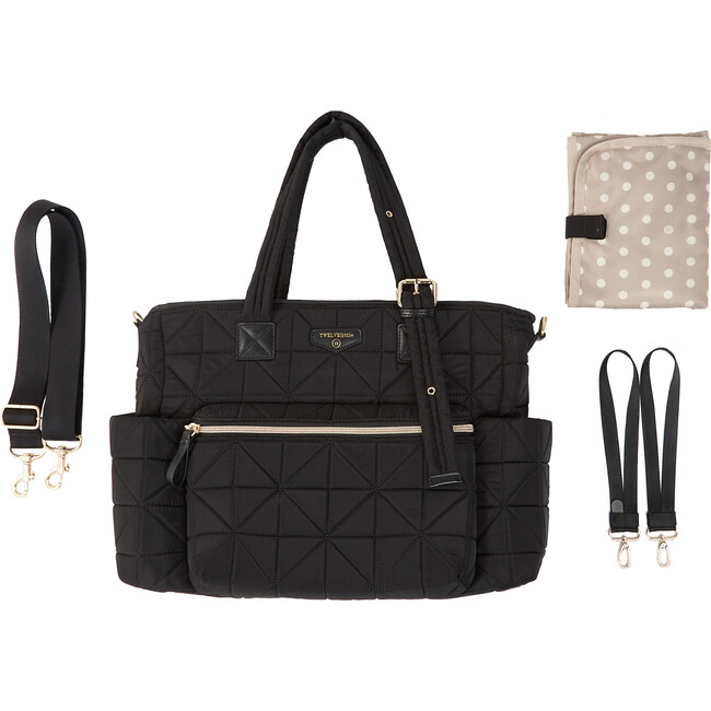 Carry Love Tote, Black - Diaper Bags - 7