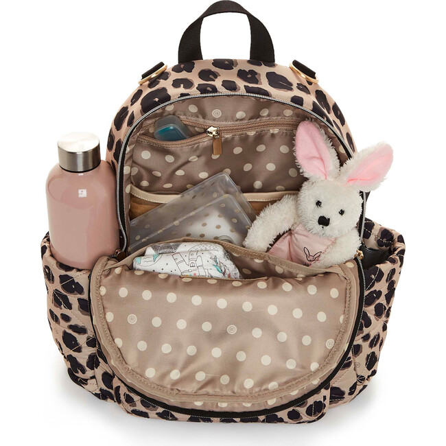 Little Companion Backpack, Leopard - Backpacks - 6