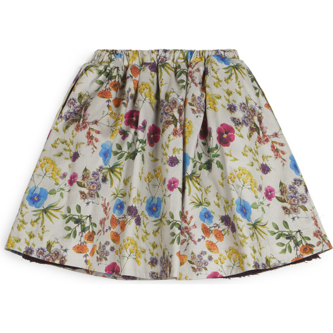 Alberta Burgundy Flowers - Skirts - 3