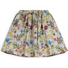 Alberta Burgundy Flowers - Skirts - 3 - thumbnail